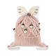 WINTER HAT TEA ROSE KNITTED STRAWBERRY ANGLE EAR FLAPS