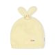 WINTER HAT CANARY YELLOW KNITTED BUNNY