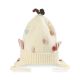 WINTER HAT CREAM KNITTED SHEEP EAR FLAPS