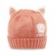 WINTER HAT CORAL MEOW KNITTED