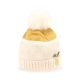 WINTER HAT YELLOW REINDEER KNITTED
