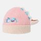 GIRL WINTER CAP DUSTY PINK DINO COOL