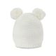 BABY WOOLEN CAP CREAM KNITTED POM POM