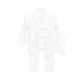 WOOLEN SUIT WHITE KNITTED