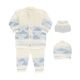 WOOLEN SUIT NEW BORN BLUE CLOUD KNITTED