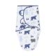 SWADDLE WRAP QUILTED WHITE BEAR