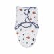 SWADDLE WRAPING SHEET WHITE LIL GALAXIES