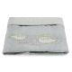 WRAPING SHEET GREY STRIPES HELICOPTER COZY