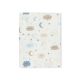 WRAPING SHEET MUSLIN BLUE CLOUDS