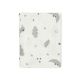 WRAPING SHEET MUSLIN GREY CLOUDS & STARS