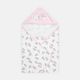 WRAPING SHEET PINK POLAR BEAR