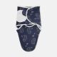 SWADDLE WRAPING SHEET BLUE JUNGLE THEME