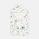 WRAPING SHEET WHITE FOREST THEME HOODED